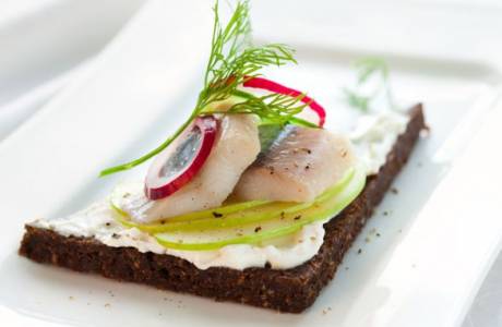 Sandwiches de arenque