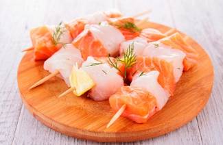 Kebab de poisson rouge