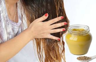 Moutarde pour cheveux