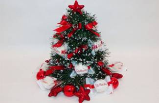 Arbre de Noël bricolage fait de bonbons