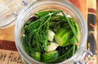 Cornichons conservés à froid
