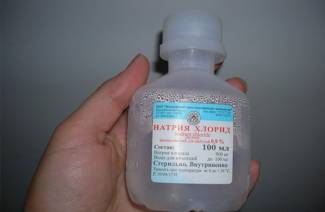 Saline pour se laver le nez
