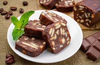 Saucisse de biscuit sucré