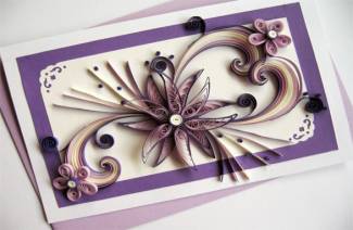 Quilling gleznas