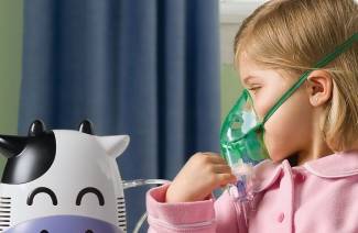 Inhalation avec une solution saline