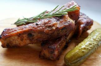 Oven pork ribs