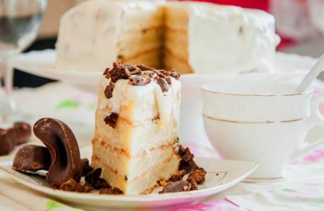 Bolo de creme de leite