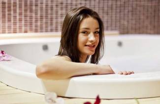 Baignoire au sel de mer