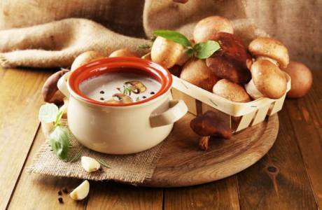 Champignon çorbası