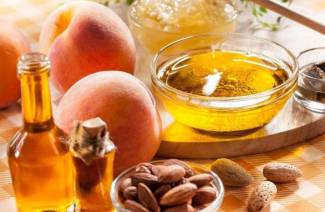 Peach oil in the nose