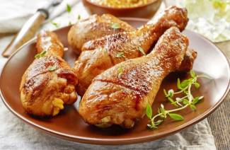 Pernas de Frango ao forno com Batatas