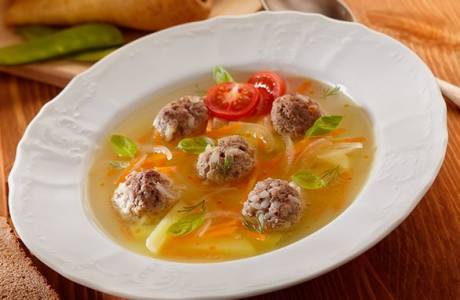 Hackfleischsuppe