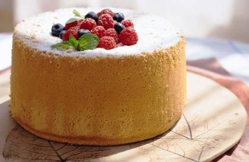 Bolo de esponja do kefir