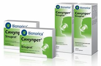 Sinupret droppar