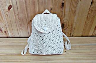 Sac à dos en crochet