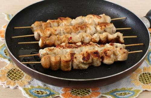 Brochettes dans la casserole