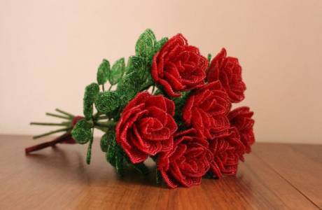 Come fare una rosa dalle perle