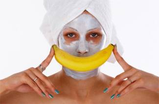 Rynke banan ansiktsmaske