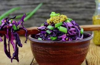 Ensalada de col roja