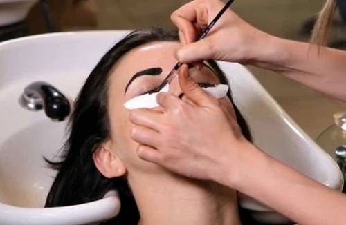 Henna øyenbryn toning