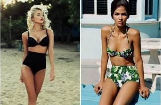 Maillot de bain taille haute