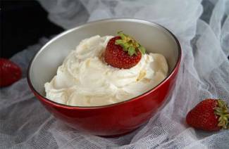 Crema con requesón