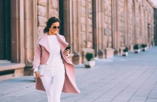 Manteau drapé
