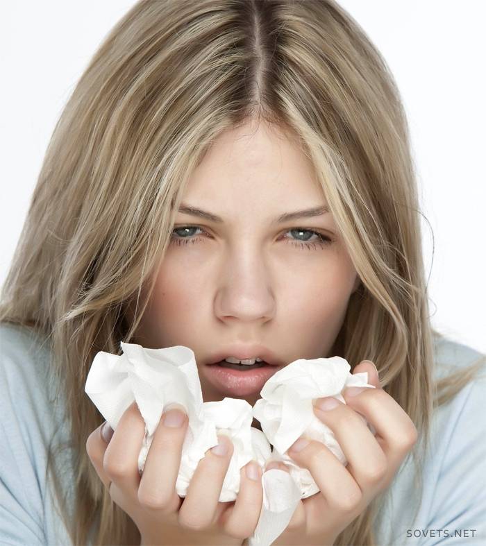 Fille malade