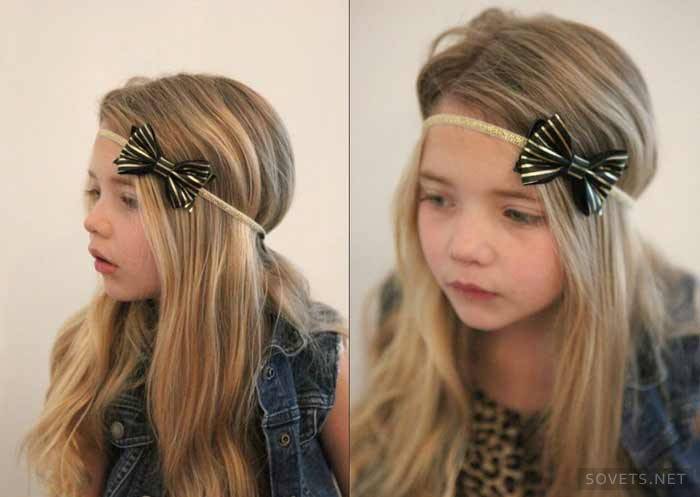Penteado com elástico para cabelos longos