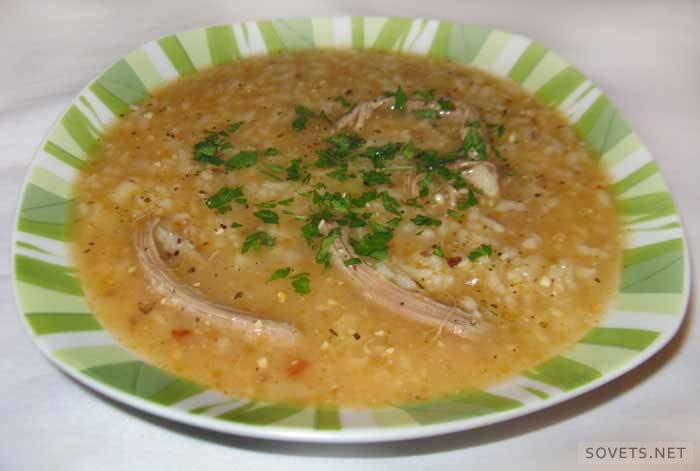 Ciorba Kharcho gata
