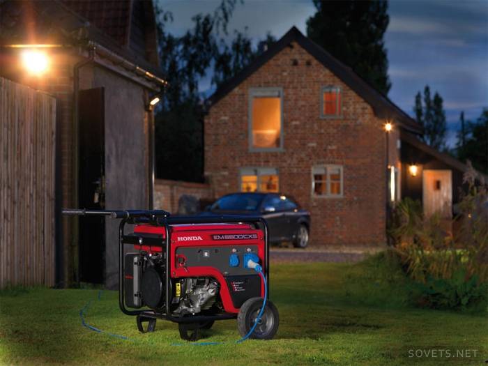 Instalarea unui generator electric pentru donare