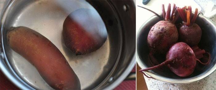 Nopeutettu juurikkaiden keittäminen perinteisellä tavalla