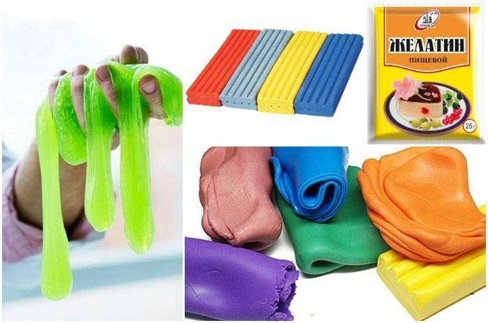 Plastilinas ir želatina lizuno gamybai