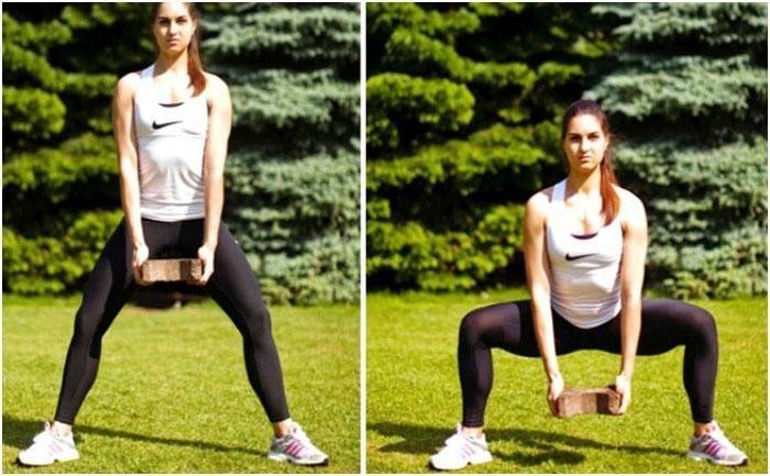 Ağırlık Plie Squats