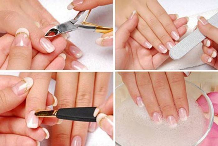 Procediment de tall de manicura