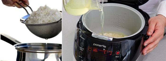 Cocinar arroz con una olla de cocción lenta