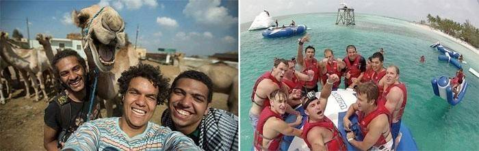 صور شخصية مع الأصدقاء