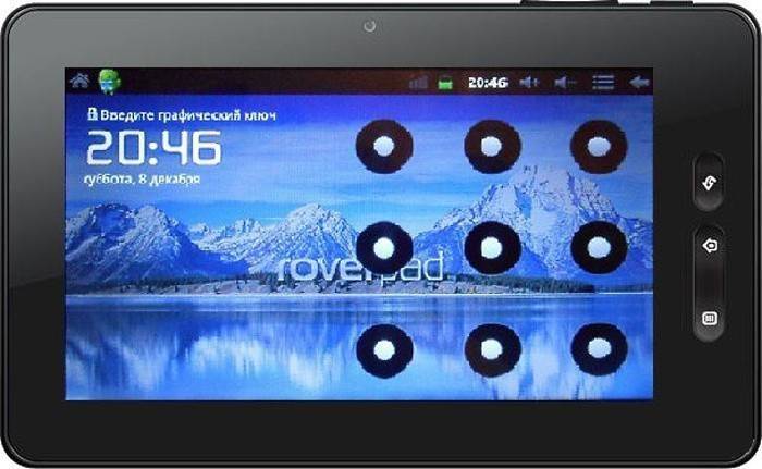 Naka-lock na tablet