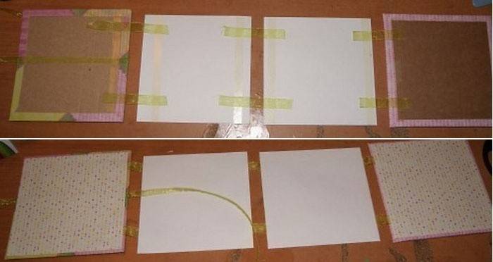 Gluing white sheets