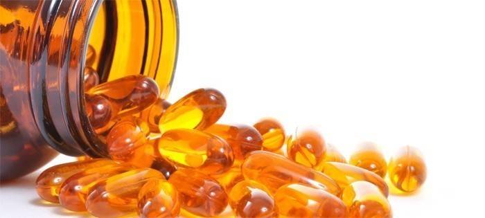 E vitamīna kapsulas
