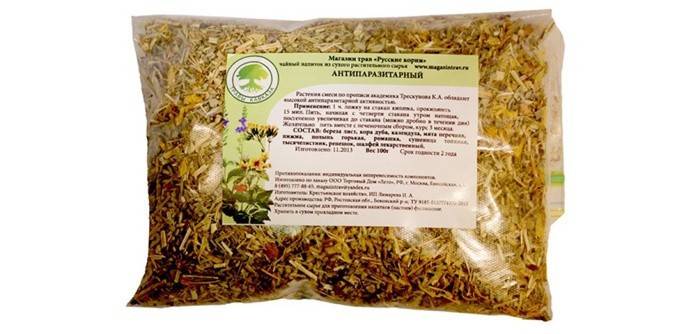Antiparasitischer Klostertee