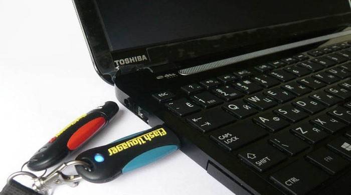 Unità flash nel computer portatile