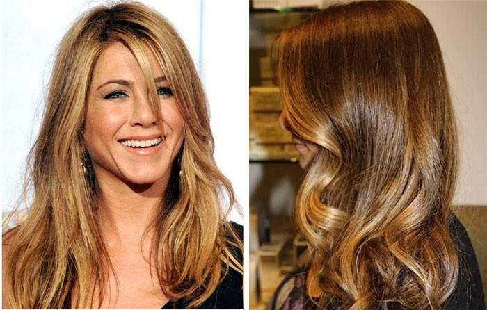 Caramel ombre