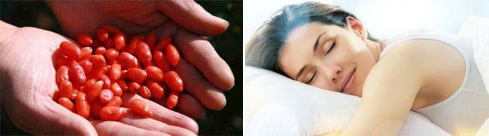 Uso riuscito delle bacche di goji durante l'insonnia