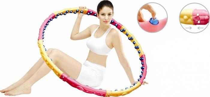 „Hula-hoop“ pilvo ir šonų svorio metimui
