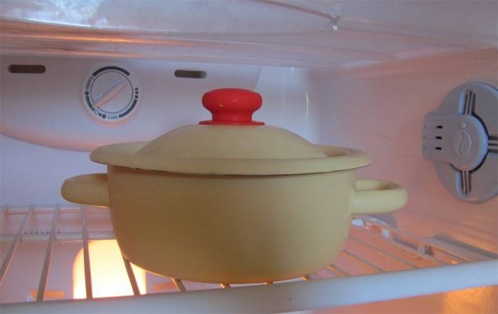 Auflauf im Kühlschrank