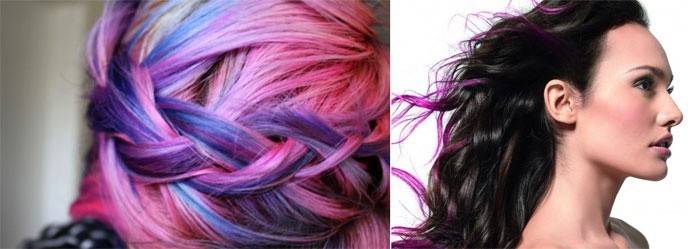 Penteado brilhante