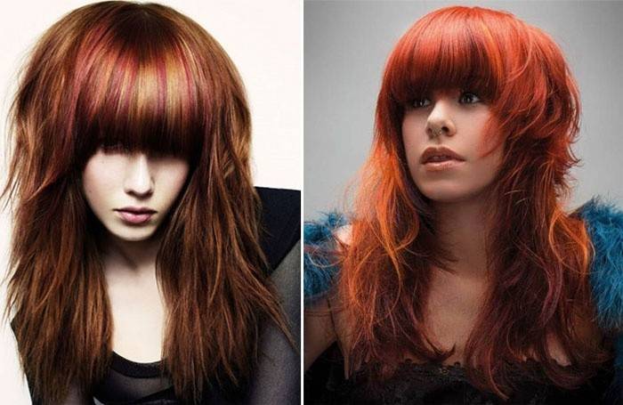 Hutgeschnittenes Haar mit Pony