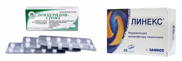 Domperidone và Linex
