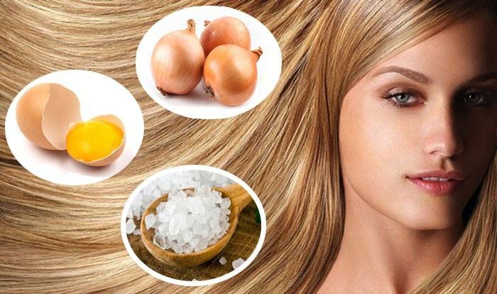 Namų mitybos produktai iš plaukų svogūnėlių